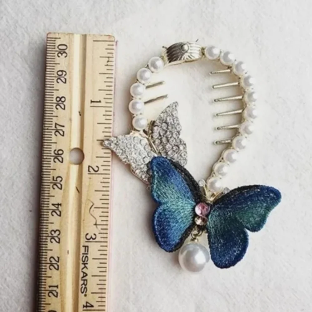 Embroidery Rhinestone Hair Accessories